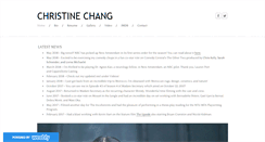 Desktop Screenshot of christinechangactress.com